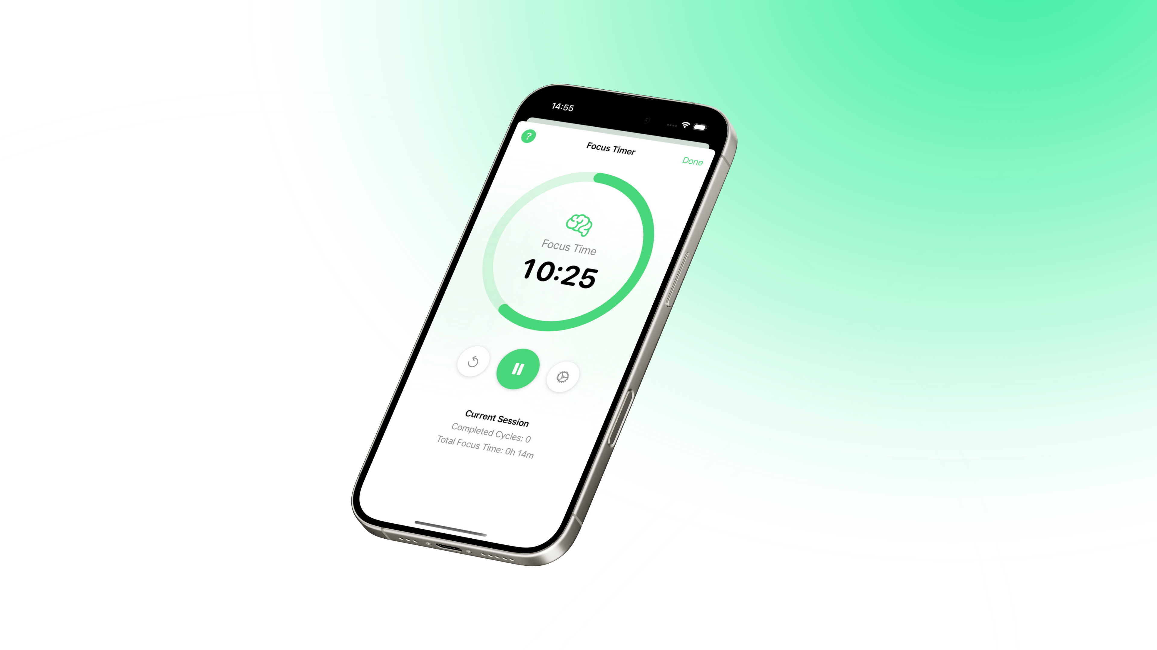 Pomodoro Timer in action